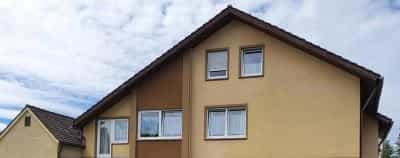 Bild einer Holzfassade