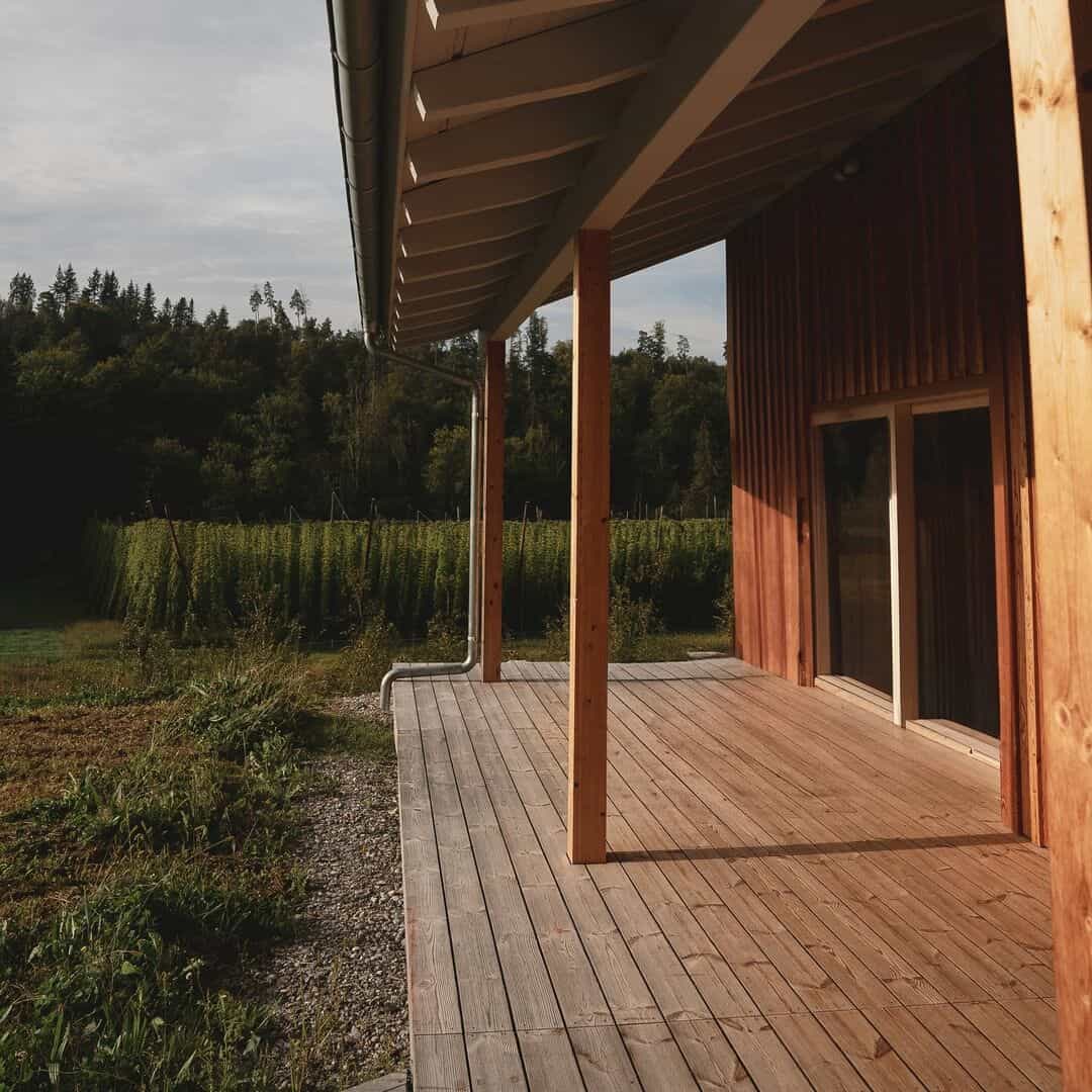 Bild einer Terrasse