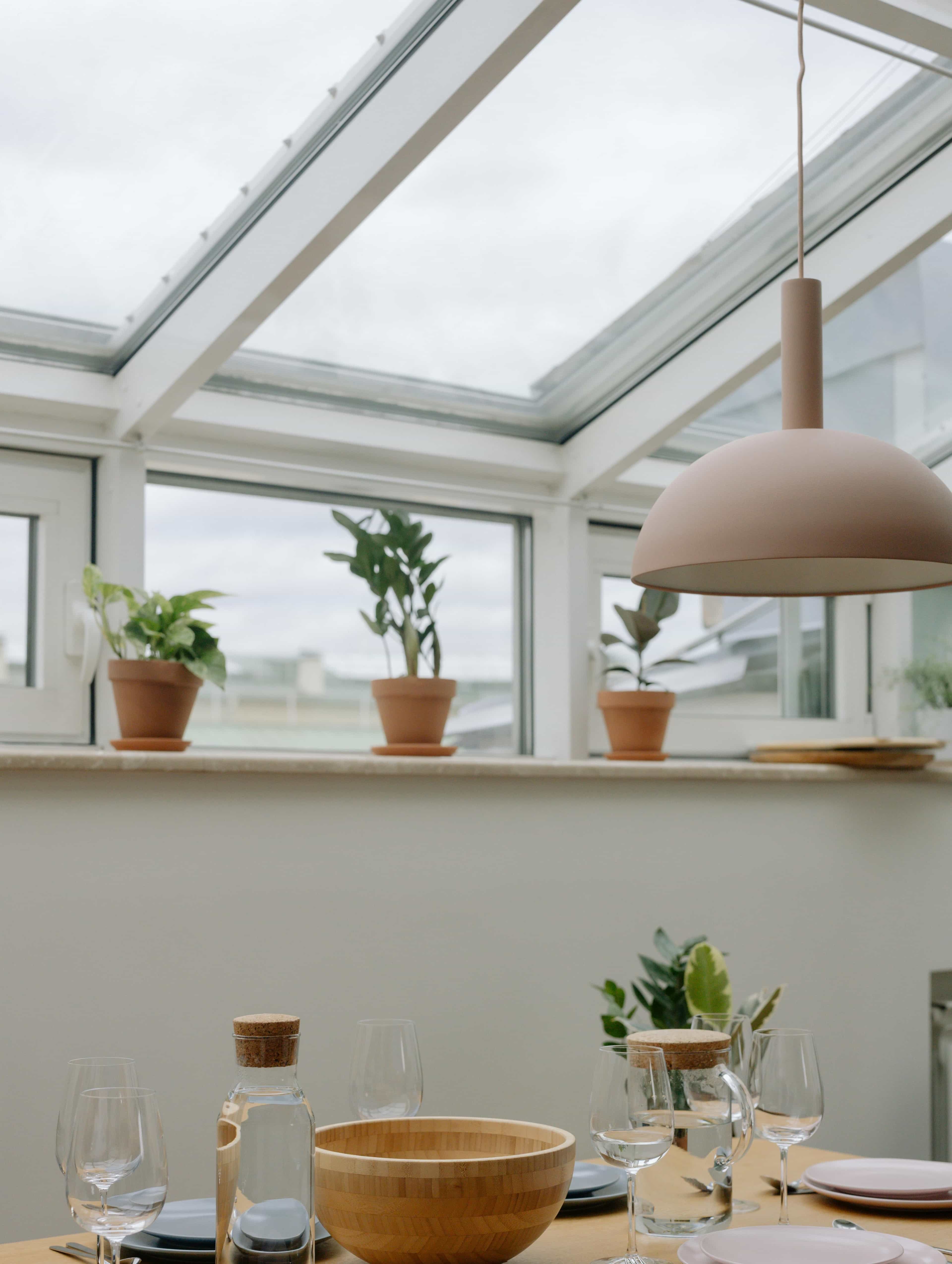 Bild eines Glasdachs