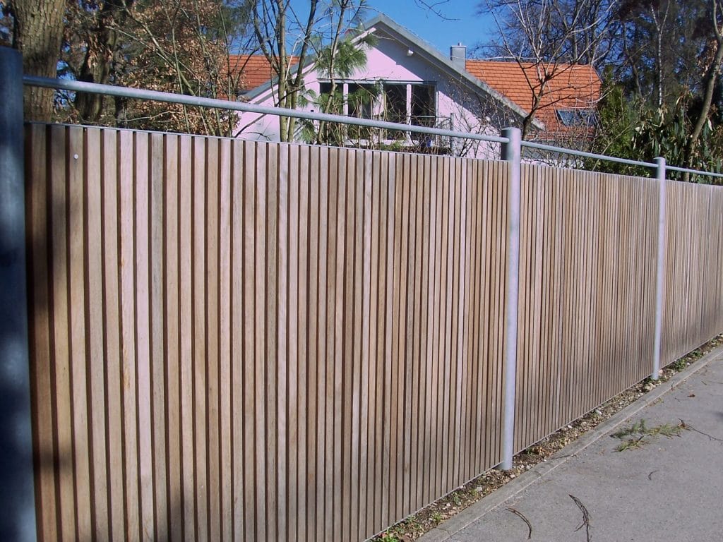 Zaun bzw. Sichtschutz aus Kambala