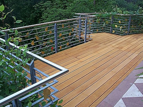 Terrasse aus Garapa